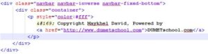Membuat Footer Fixed dengan Bootstrap
