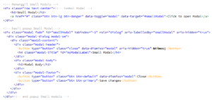 Template Modals yang dapat digunakan pada bootstrap
