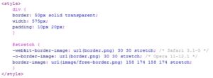 Property Border Image CSS3