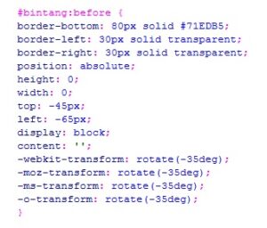 Cara Membuat Bintang Dengan CSS