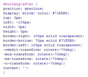 Cara Membuat Bintang Dengan CSS