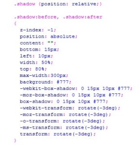 Membuat Effek Box Shadow Pada CSS3