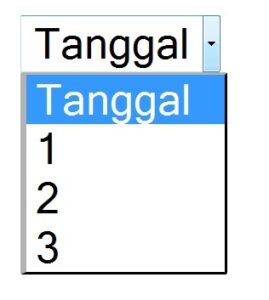 Menghilangkan Tanda Panah Tag Select Pada HTML dengan CSS3