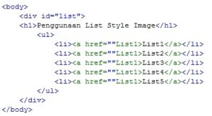 Merubah Icon List Menjadi Gambar Pada CSS