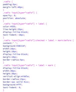 Modifikasi Tampilan Radio Input Dengan CSS