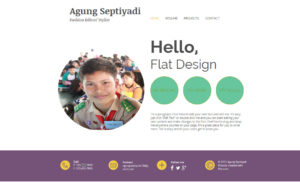 Desain Website dengan Flat Design