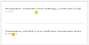 Membuat Animasi CSS dengan animation-direction