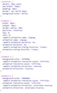 Animasi CSS animation-direction alternate dan alternate-reverse