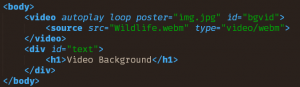 Cara Membuat Video Background di HTML