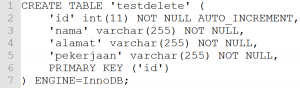 Cara Hapus Data Menggunakan Query DELETE MySQLi PHP