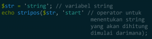 Mengenal Fungsi stripos() di PHP