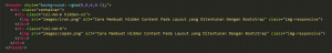 Cara Membuat Hidden Content Pada Layout yang Ditentukan Dengan Bootstrap