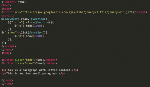 Cara Membuat Fungsi Hide and Show dengan Jquery