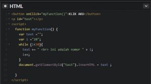 Cara Membuat LOOPING (WHILE) Bilangan Prima Menggunakan JavaScript