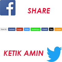 Cara Membuat Widget Tombol Share Warna-Warni untuk Website atau Blog
