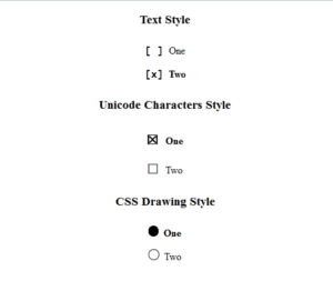 Membuat Style pada Input Type Radio