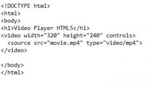 Cara membuat video player dengan HTML5