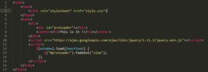 Membuat Preloader Sederhana