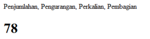 Menggunakan Penghitungan Pada Javasript