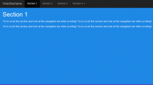 cara membuat scrollspy dengan menggunakan bootstrap