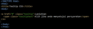 Cara Menerapkan Tooltip Pada CSS