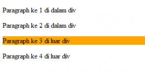 Cara Menggunakan Fungsi Combinators Pada CSS