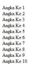 Cara Menggunakan Fungsi While dengan Javascript