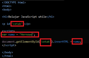 Cara Menggunakan Fungsi While dengan Javascript