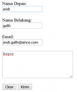 Cara Menghapus Isi Dari Form Input Menggunakan Javascript