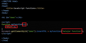 Mengenal Fungsi Function Pada Javascript