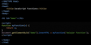 Mengenal Fungsi Function Pada Javascript