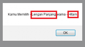 Menggunakan Radio Button Selection Dengan Jquery