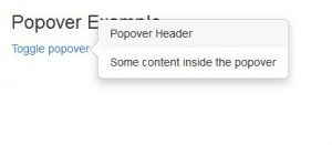 bagaimana cara membuat popover pada bootstrap