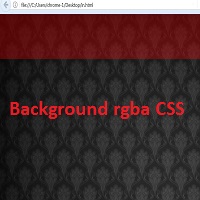 Membuat Transparan Pada Background Dengan Background RGBA Pada CSS