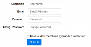 Cara Membuat Form Sederhana Menggunakan Pure CSS