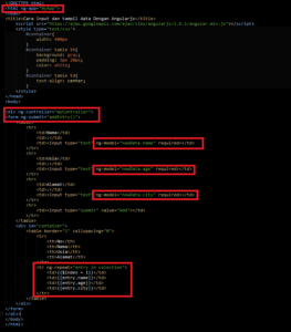 Cara input dan tampil data Dengan Angularjs