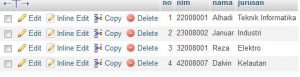 cara mengurutkan kembali auto increment setelah di delete di mysql