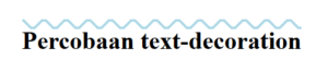 cara penggunaan property text-decoration pada css3