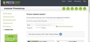 cara instalasi prestashop di localhost dengan xampp