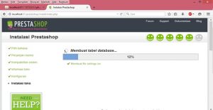 Proses Install PrestaShop