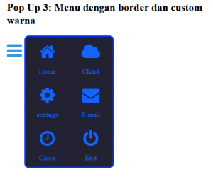 Cara Membuat Pop Up Menu Dengan Plugins Jquery