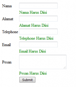 Cara Menggunakan Plugin Jquery form validation