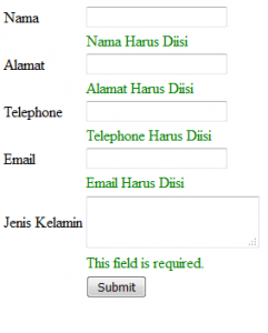 Cara Menggunakan Plugin Jquery form validation