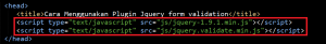 Cara Menggunakan Plugin Jquery form validation