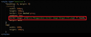 Cara Menggunakan border-image Dengan CSS