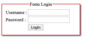 cara memberikan style pada tag fieldset html dan css