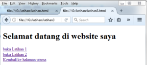 Cara Membuat Link Dalam Sebuah Website