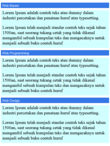 Cara Membuat Accordion Menggonakan Mootools