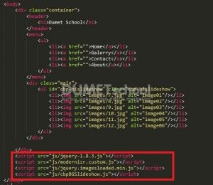 Cara Membuat Website Dengan Background Slide Show Menggunakan Jquery