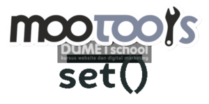 Cara Menggunakan Element Method Set pada Mootools